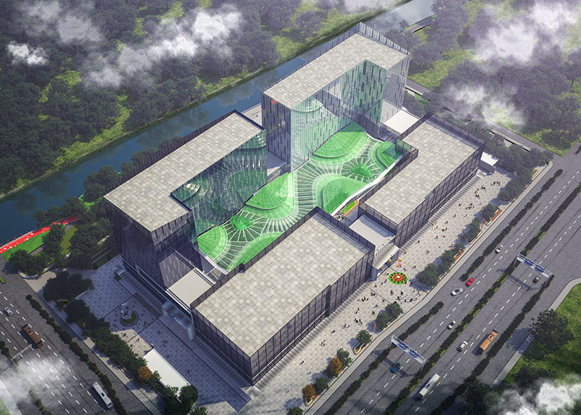 博多森谷項目中庭etfe膜結構